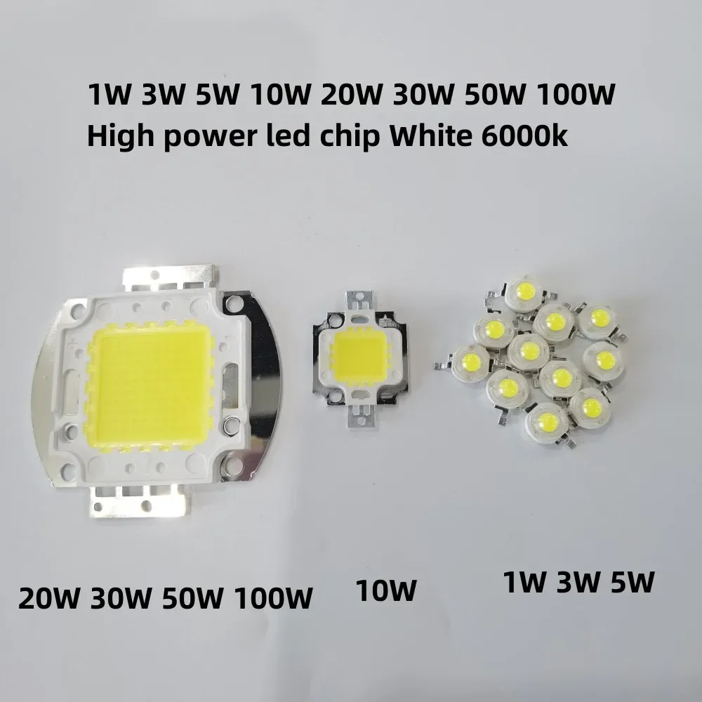High Power Multi-Wattage LED Light Chip with Adjustable Color Temperature