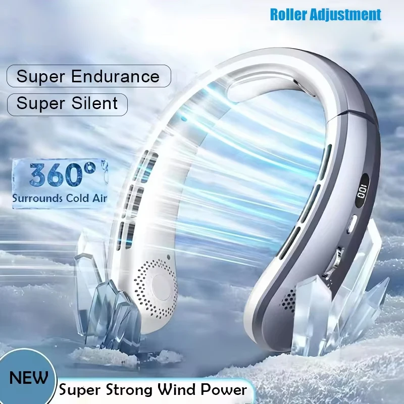 8000mAh Neck Fan Cooler 1