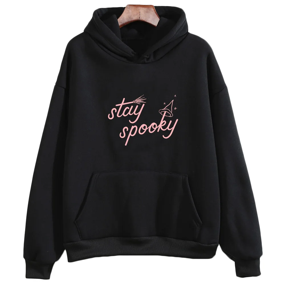 

Spookyy Season Printing Hoodie Women Lovely Casual Pullovers Autumn/winter Fleece Clothes Unisex Fashion Sweatshirt Brand Tops