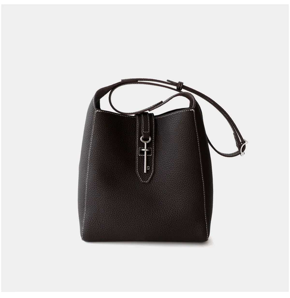 2025 nuova borsa hobo borsa tote in vera pelle borsa di grande capacità borsa pigra in pelle di vacchetta di primo strato - immagine 3