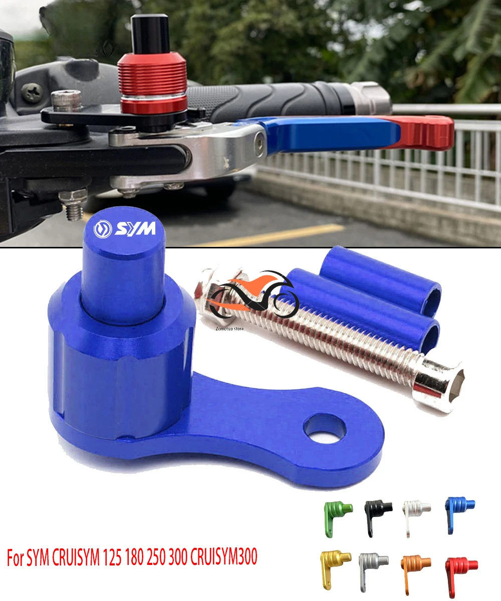 

2022 New Motorcycle Brake Lever Parking Switch Button Semi-automatic Auxiliary Lock For SYM CRUISYM 125 180 250 300 CRUISYM300