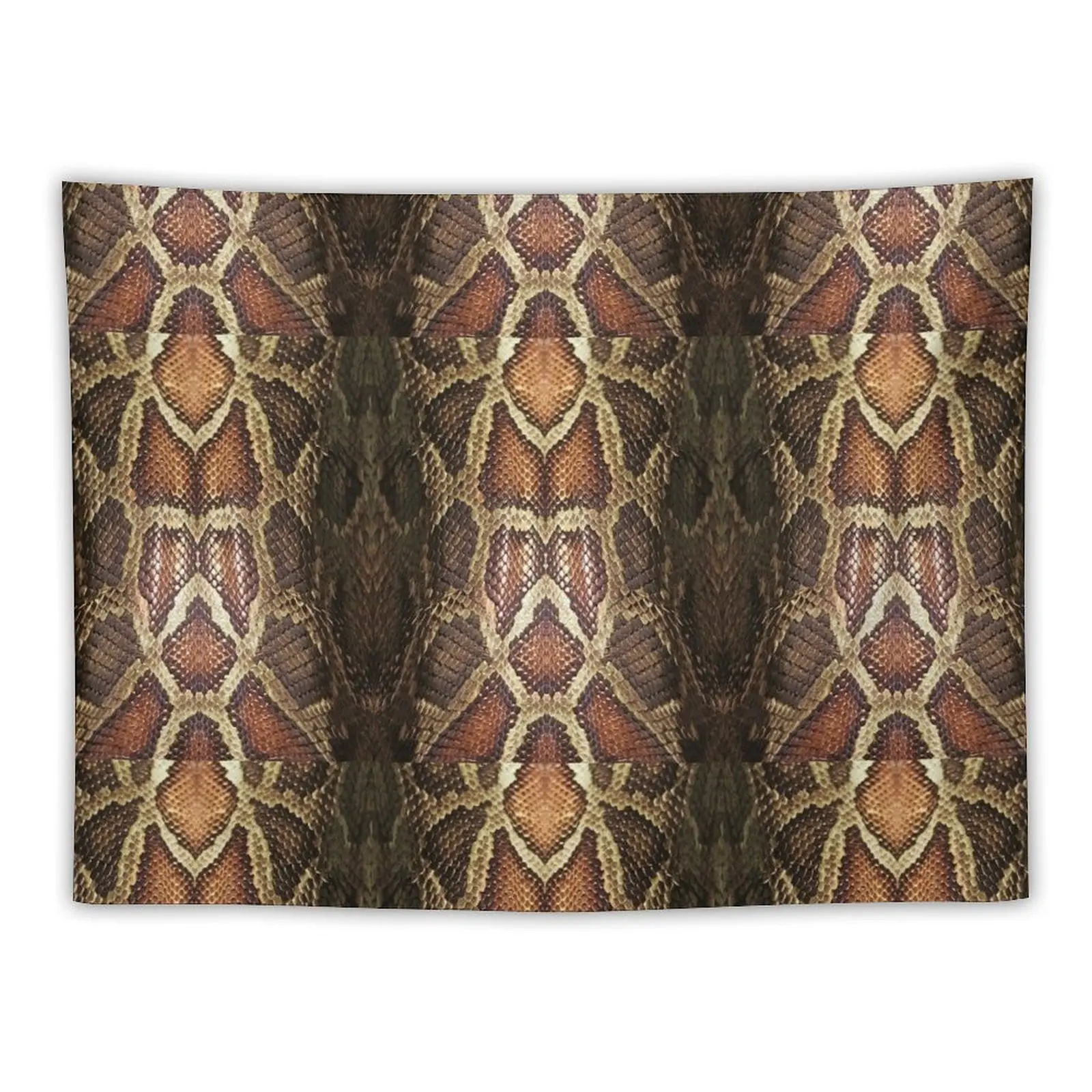 

Striking Brown Snakeskin Tapestry Outdoor Decoration Bedrooms Decor Cute Decor Tapestry
