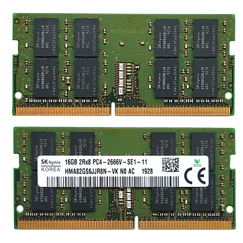 SK hynix 4GB 8GB 16GB 32GB PC4 1RX8 1RX16 2RX8 2133P 2400T 2666V