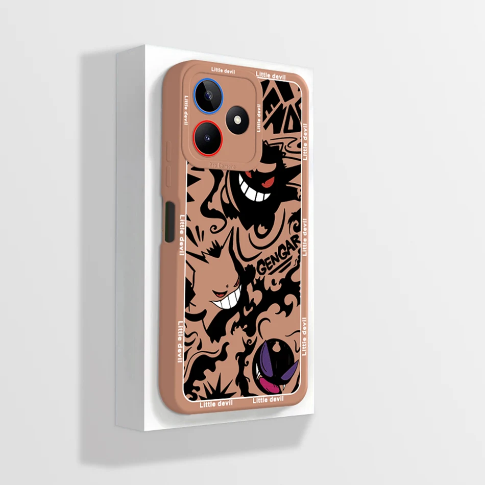 Elegant Floral Phone Case with Full Camera Protection - Realme Note 50