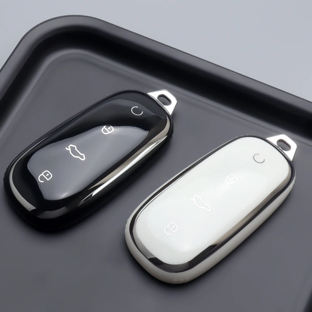 Premium TPU Car Key Case Cover - Fashionable Protector Shell