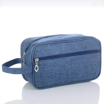 Borsa da viaggio per cosmetici da uomo borsa da toilette Organizer da donna in tela custodia per il trucco borsa per il trucco impermeabile borsa per il lavaggio di bellezza 1