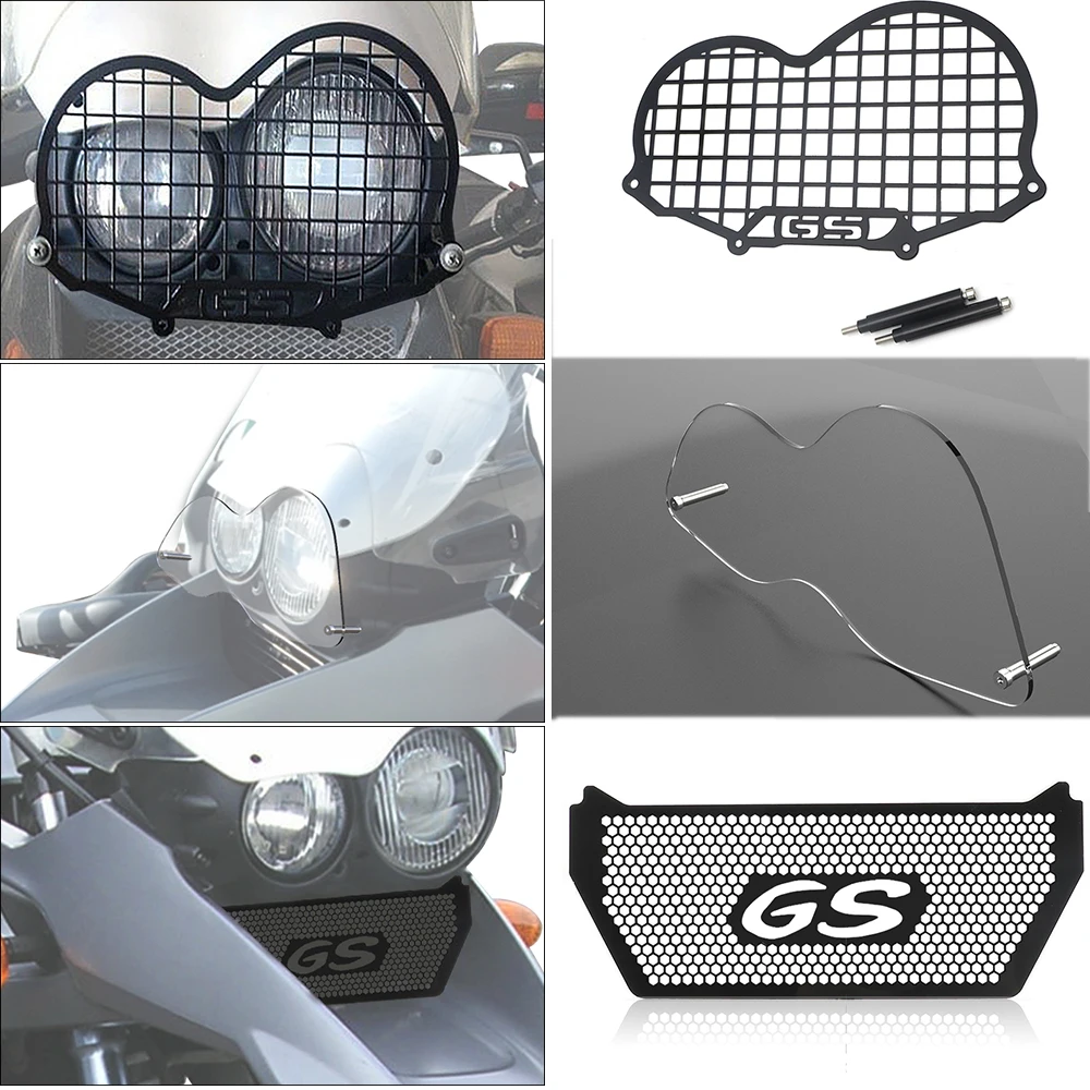 

Motorcycle Accessories For BMW R1150GS & ADVENTURE 1999-2004 R 1150 GS 1150GS ADV Headlamp Headlight Guard Protector Grill Cover