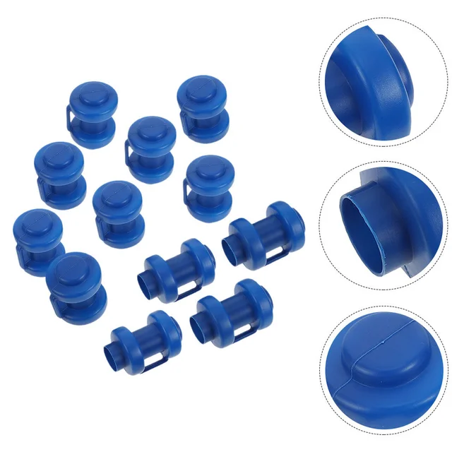 12 Dcs Trambulin Rúd Védő Professzionális Fedőlapa Sapkák Cserealkatrészek Csőellátó Kiegészítő Kis Oszlopok - Image 6