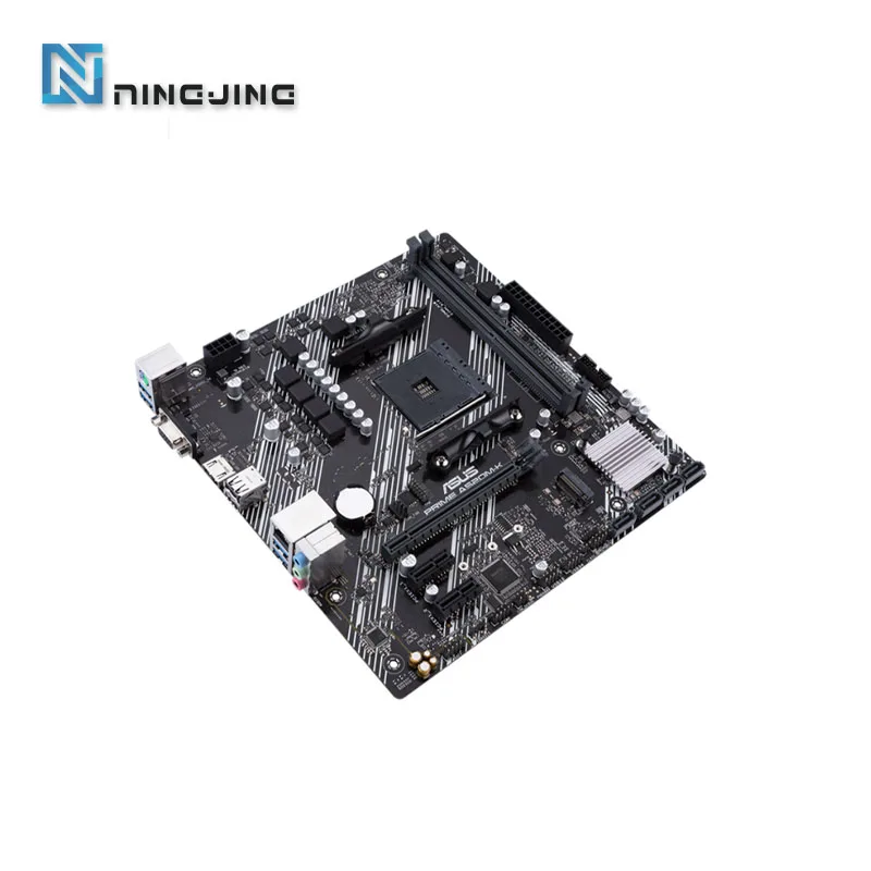 ASUS  A520M-K ǰ ũ ATX AMD A520 DDR4 M.2 USB3.2 STAT 3.0 SSD 64G, ְ  R9 ũž CPU  AM4 