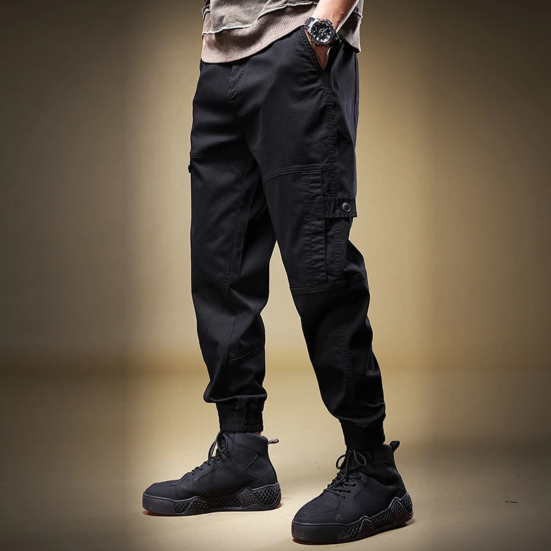 

Hip Hop Joggers Cargo Pants Men Loose Pants 2022 Casual Multi-Pockets Trousers Mens Sweatpants Streetwear Casual Men Pants Z293