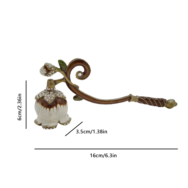Elegante candela Snuffer estintore a candela manico lungo accessorio per candele stoppino in metallo fiamma Snuffer Wick Snuffer Home Decor Gift  15