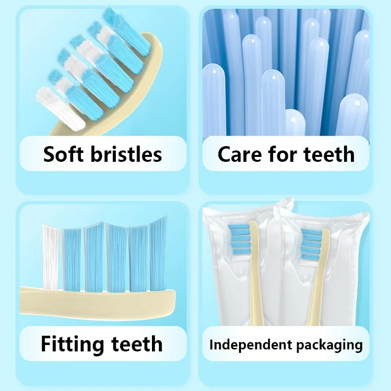 오랄비 iO 교체용 칫솔모에 적용 가능, 소닉 전동 진공 듀폰 칫솔 소프트 브러쉬 헤드 4개입