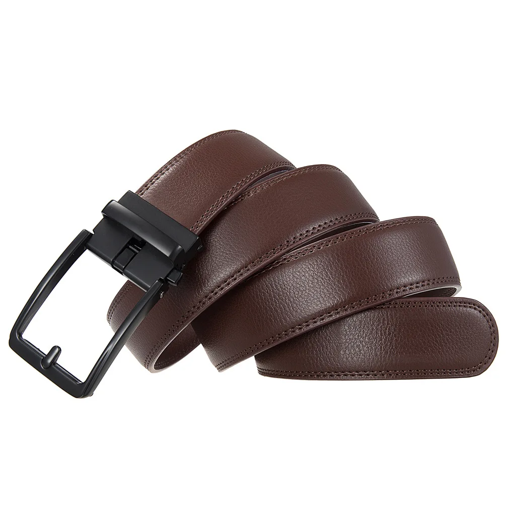3,5CM Automatische Schnalle Herrengürtel Designer-Gürtel Hochwertige Luxusmarke Schwarz Gelb Weiß Blau Übergrößen-Gürtel für Herren – Detail 6