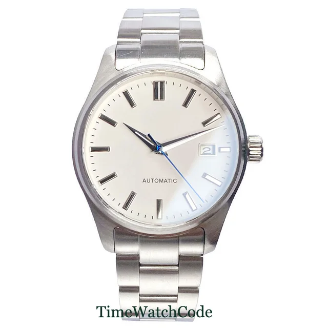 タンドリオ-男性用ステンレススチールウォッチ 自動巻き,nh35a タンドリオ-自動巻き時計 男性用 メンズ 発光ダイヤル 38mm