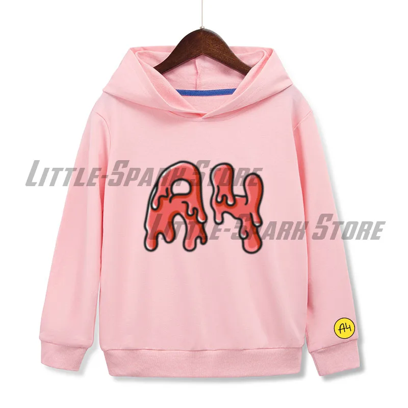 

Худи "Пицца А4" А4 Boy Girl Hoodies Children Pullover Sweatshirt with hood NEW Fashion Влад a4 Бумага Baby kids clothing girl