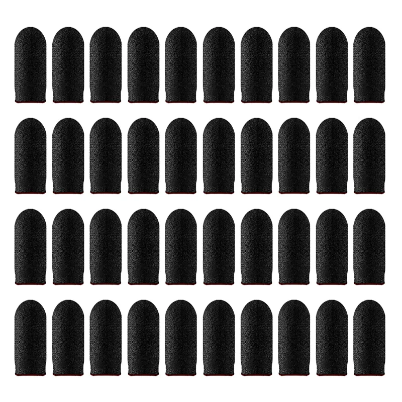 20/40 قطعة الألعاب إصبع كم تنفس أطراف الأصابع ل PU...