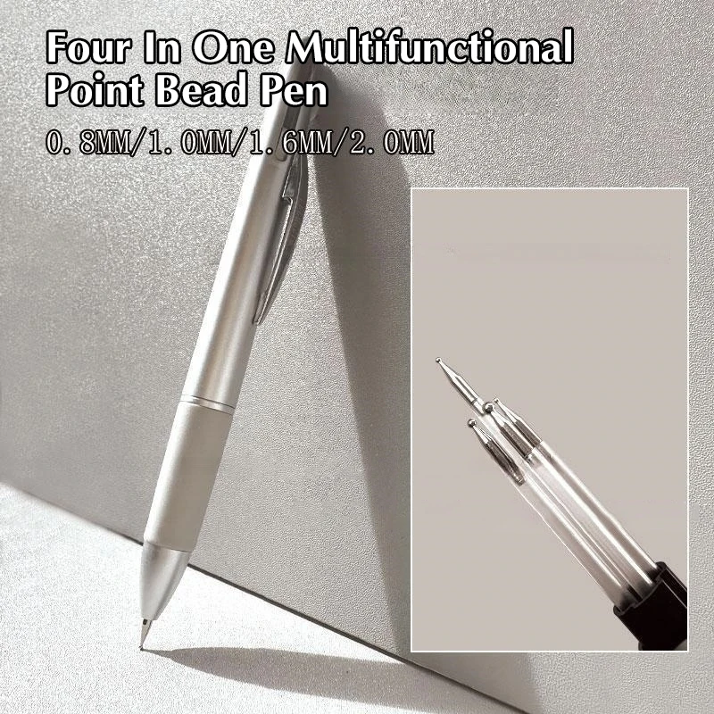 Nail Point Diamond Pen 4-in-1 Verzierung Rotierender Nail Point Diamond Pen – Detail 2