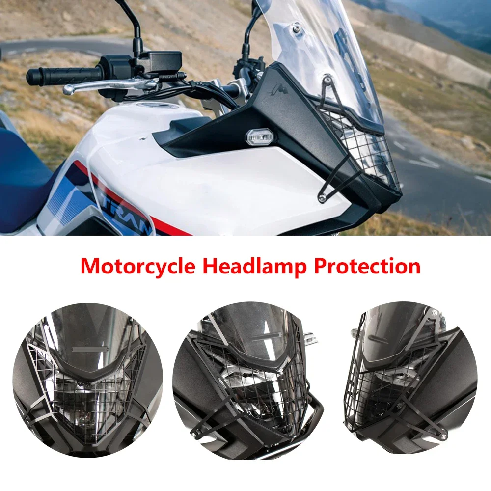 Per XL 750 TRANSALP Protezione fari Protezione griglia fari in alluminio_voghion.com