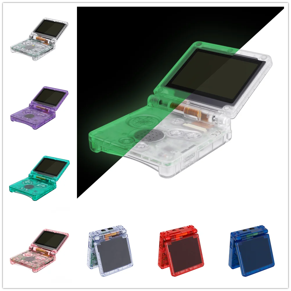 Coque Transparente Orange Pour Gameboy Advance – Style Rétro Gameboy – Neuf Sans Boîte