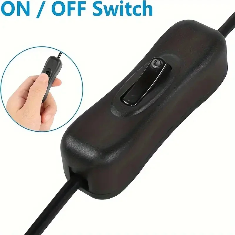 Type C Micro USB Charging Cable with On/Off Power Switch for Versatile Applications