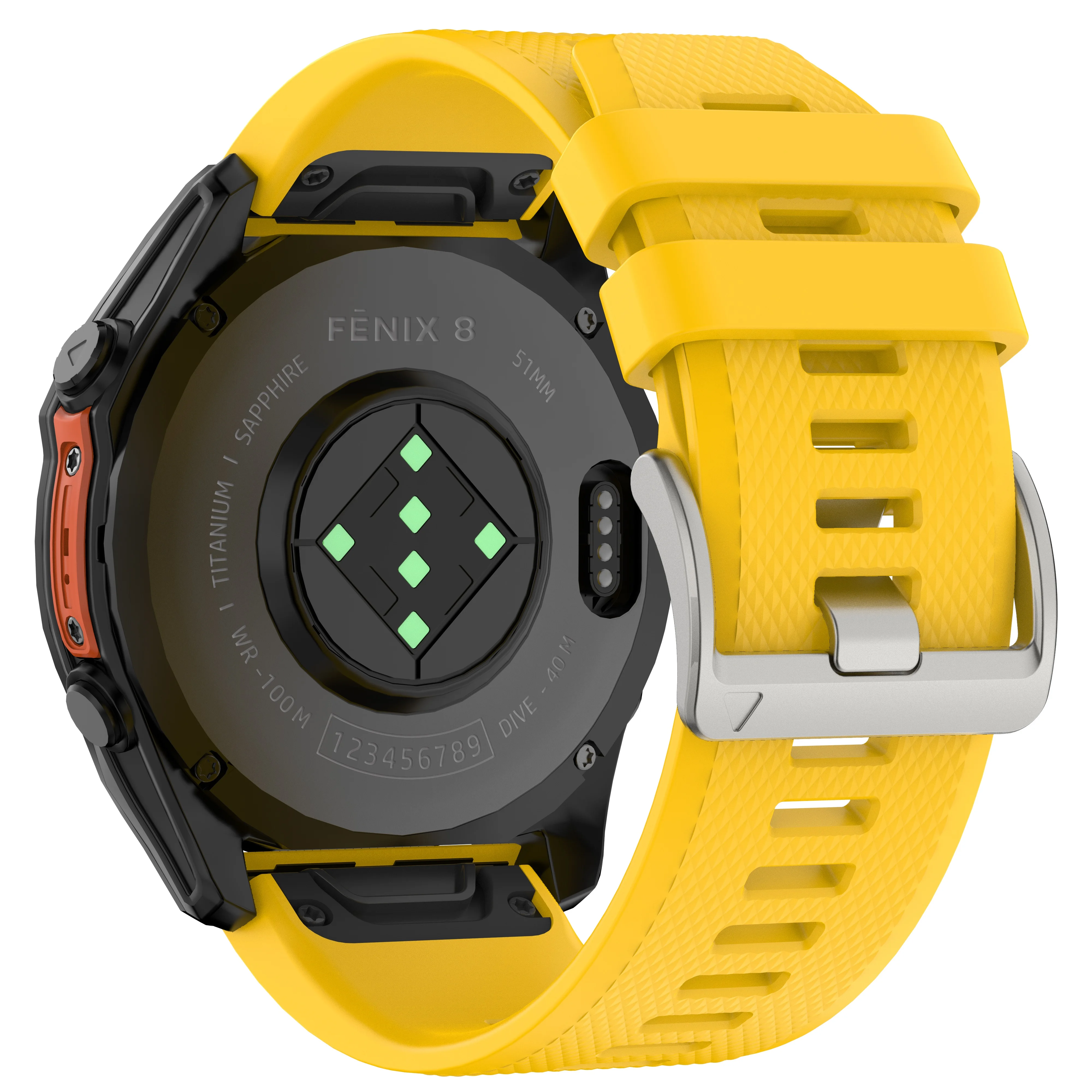 Versatile QuickFit Silicone Watch Band, 22mm/26mm - Premium Sports Replacement Strap