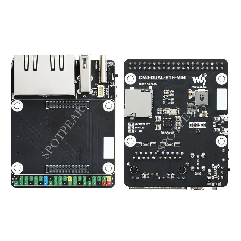 Raspberry pi Módulo de Computação Eth Duplo Mini Placa de Roteador de Código Aberto para Cm4 io Placa