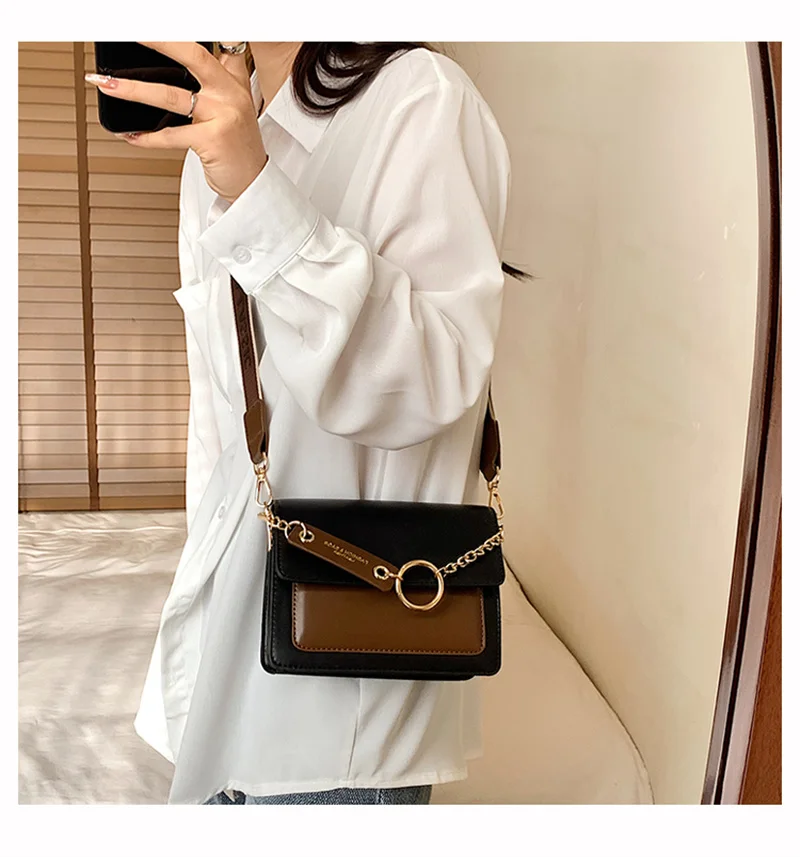 Bolsas de Ombro de Corrente de Moda para as Mulheres de Luxo Couro do Plutônio Bolsa do Mensageiro da Aleta Todo o Jogo Bolsas das Senhoras Crossbody Bolsa Pequeno Design 27 Computers & Electronics