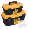 AIRAJ Hardware toolbox Set 12 and 15 inch plastic thick combination suitcase electrician carpenter electric drill storage box 1
