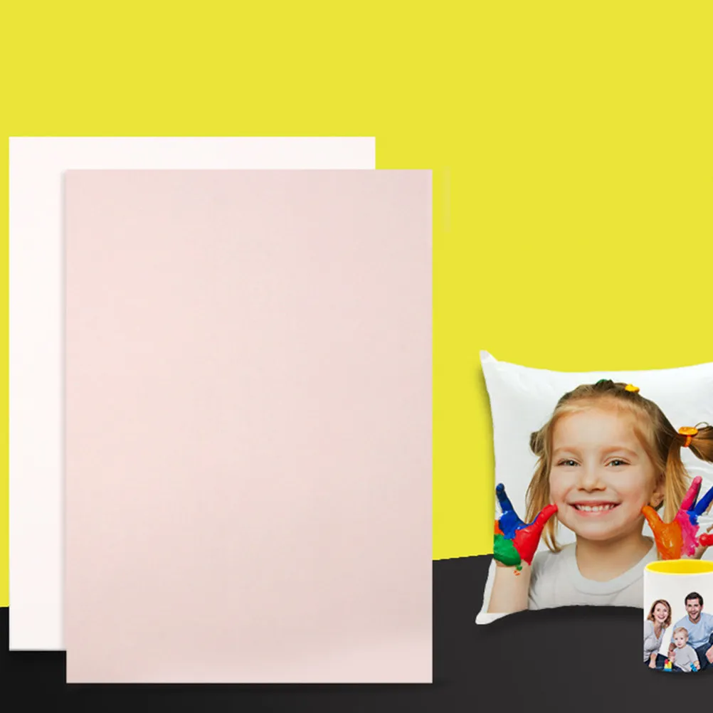 100Pcs 잉크젯 프린터용 A4 열전사 용지 DIY 의류 머그컵 전화 케이스용 승화 가능 빠른 건조 인쇄 가능 미디어