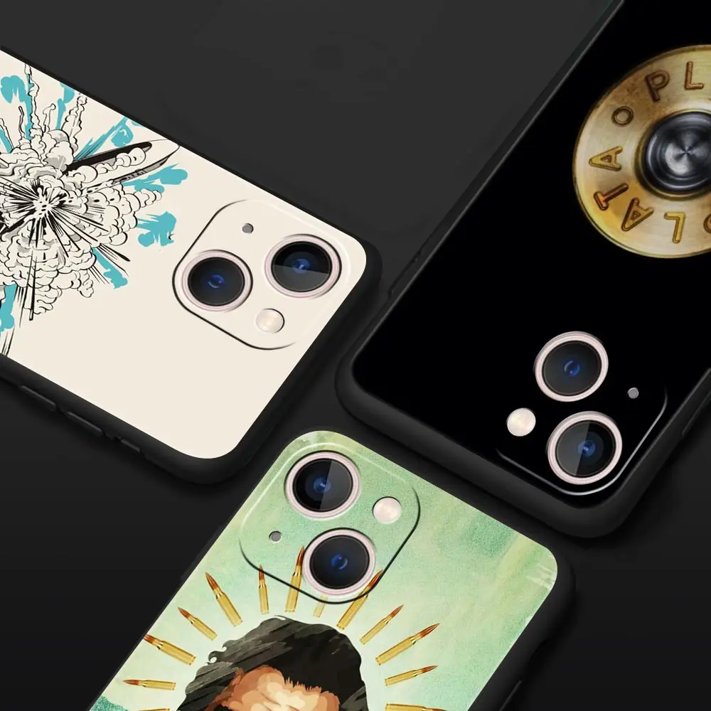 Luxurious Black Silicone Phone Case Inspired by Narcos TV Series Featuring Pablo Escobar Design