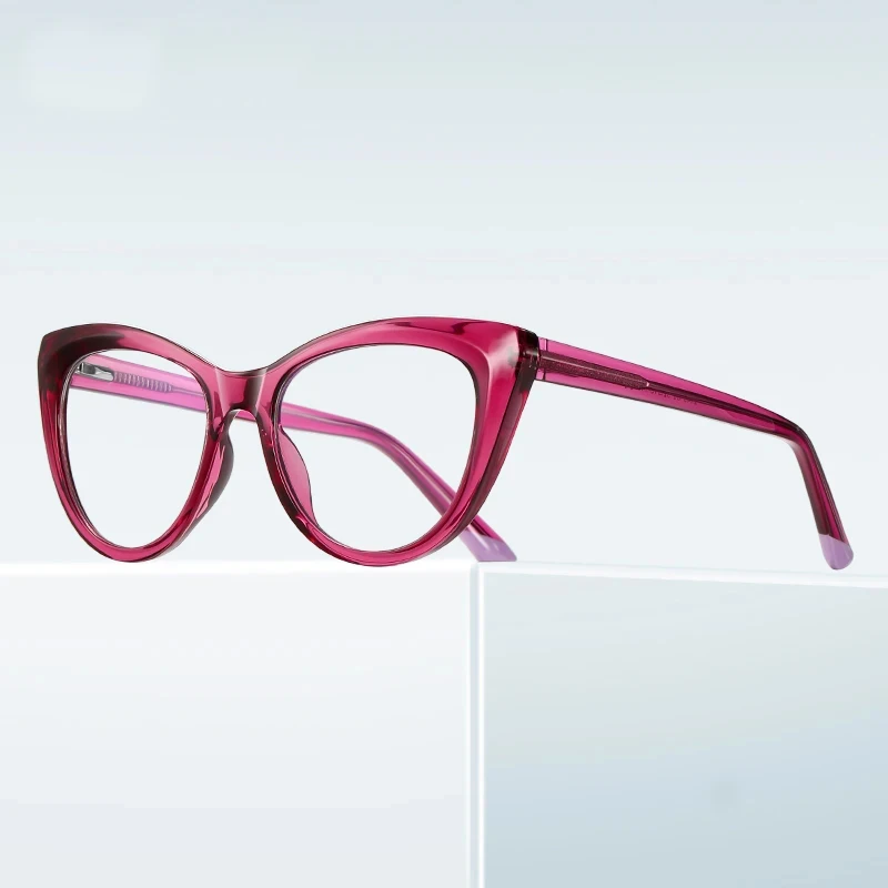 Women's Reading Glasses Fashion Anti-Blue Light Optical Glasses Myopia Hyperopia Customizable Prescription Eyewear