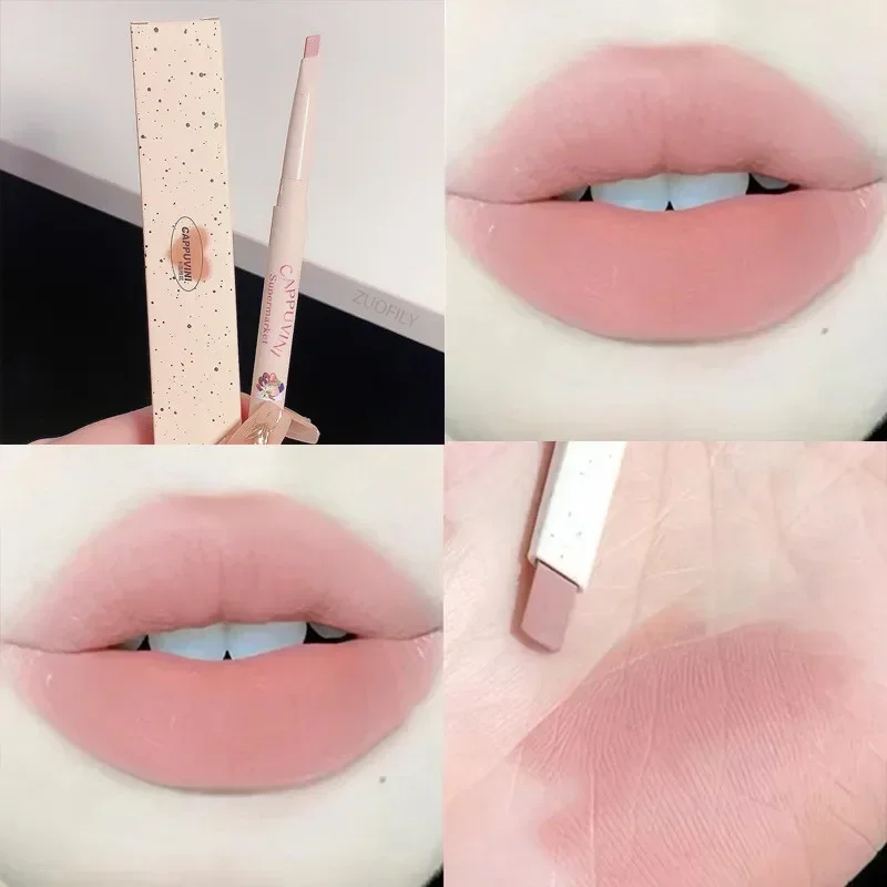 Lipliner Pencil Matte Velvet Lip Liner Pen Outline Lip Shape Lipstick Pen Waterproof Lasting Non-stick Cup Nude gloss Makeup lip liner lip liner pencil lipliner pencil