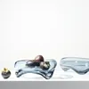 Glass Tray Geometric Triangle Transparent Glass Fruit Tray Desktop Storage Dish Jewelry Organizer Home Decoration Accessories 5