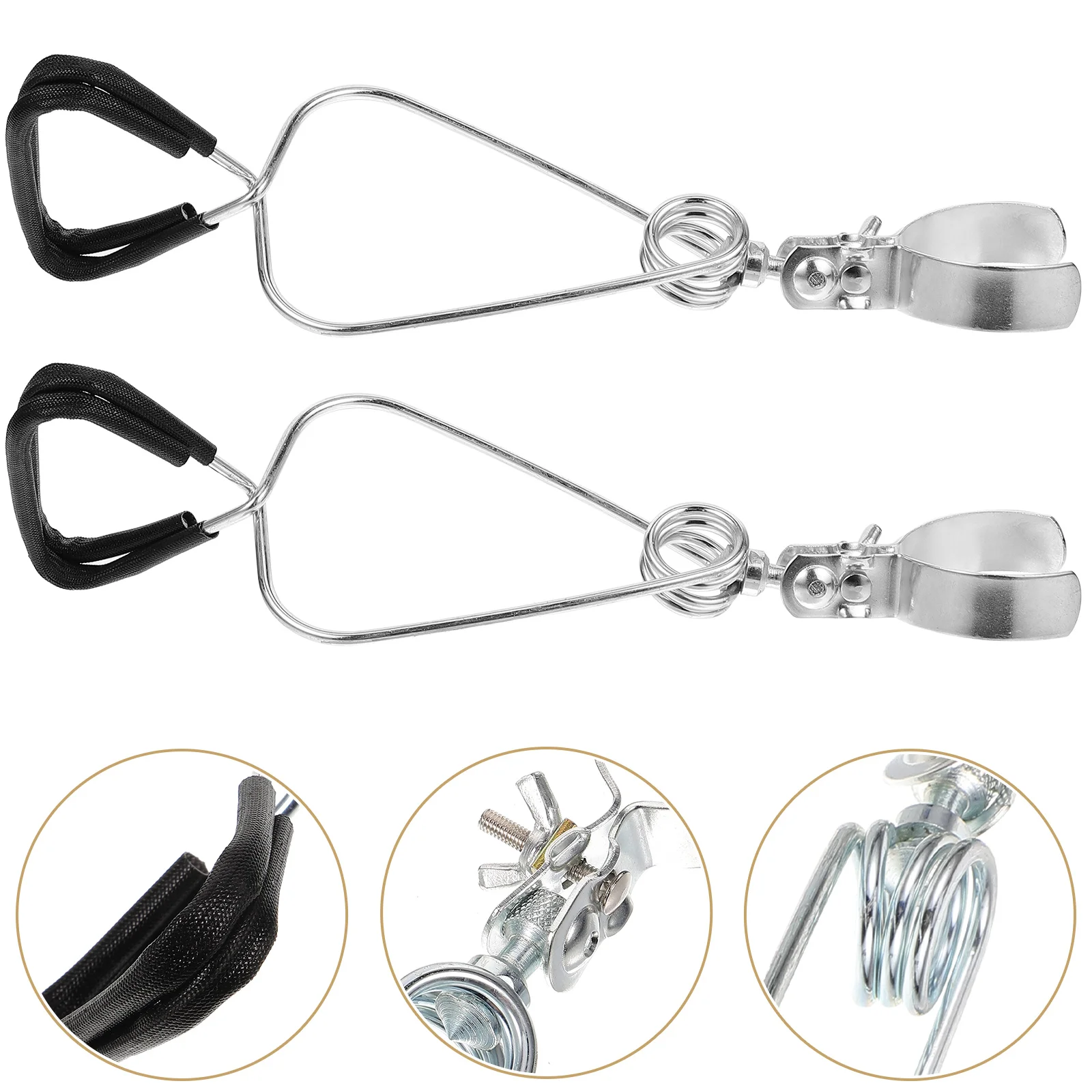2 Pcs Adjustable Lamp Fixture Clamp Bracket For Heat Lamp Holder Animal Habitat Lighting Turtle Dome Stand Pet Products Plant