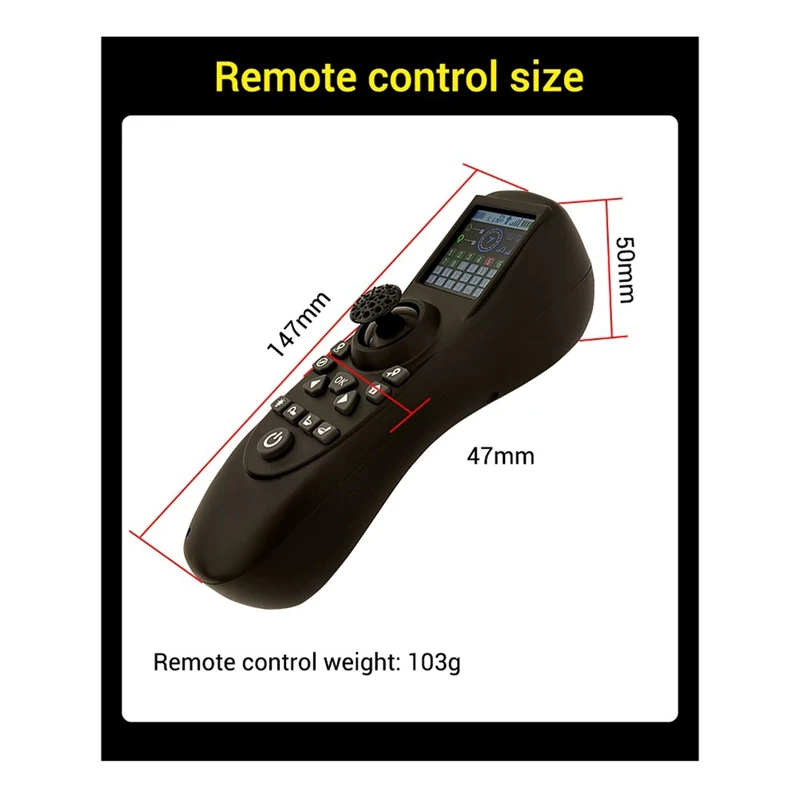 FPV Receiver Single-Hand Remote Controller 6-12V Receiver Board GPS Control Plastic For RC Bait Boat