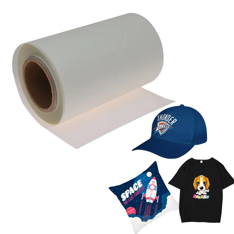 Heat shrink film 5m/10m/20m/30m PET Printable Heat Transfer Vinyl DTF Transfer Film White Ink HTV Vinyl forTshirts Design 30cm Width