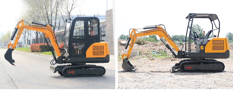 CE EPA Minibagger 2000 kg Bagger Minibagger 2 Tonnen 1 Tonne 3,5 Tonnen Bester Preis in den USA Minibagger zum Verkauf – Detail 6
