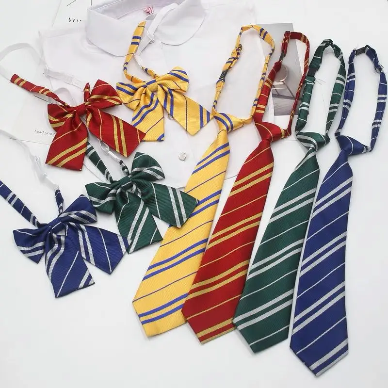 Children Necktie Magic College Student Badge Costume Accessories Cosplay Twill Tassels Tie, magic school tie