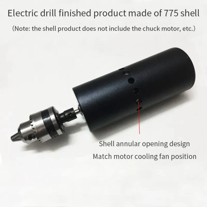 775 motor housing with vent housing DIY mini electric drill electric grinder accessories miniature handheld drill