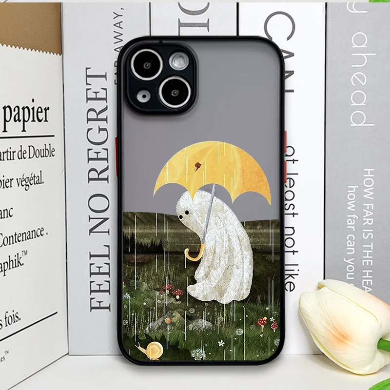 Adorable Ghost Themed Halloween Phone Case