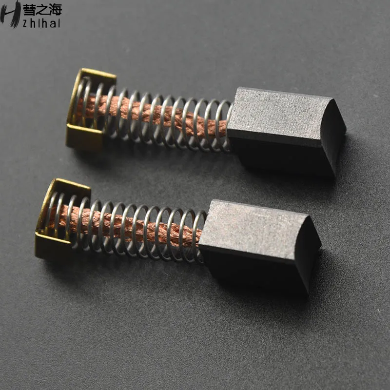 Dc Motor Spring 10PC medium copper DC motor spring carbon brush 10 * 14 * 18 general ...
