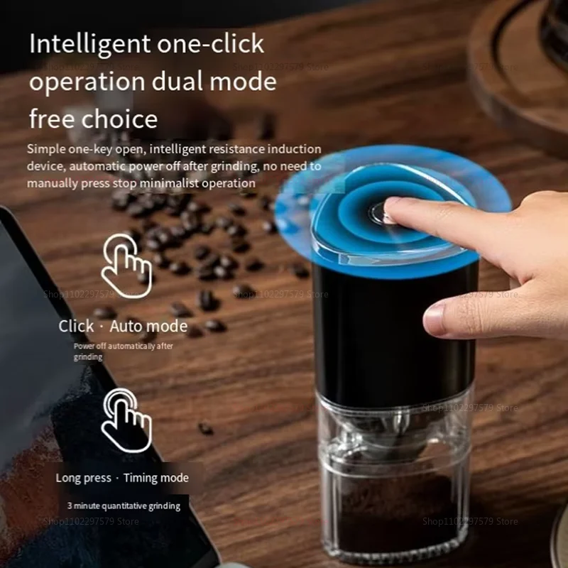 Rechargeable Electric Coffee Grinder Portable Mini Home Coffee Shop Black And White Detachable Cleaning Coffee Bean Grinder 2 Rechargeable Electric Coffee Grinder Portable Mini Home Coffee Shop Black And White Detachable Cleaning Coffee Bean Grinder 2