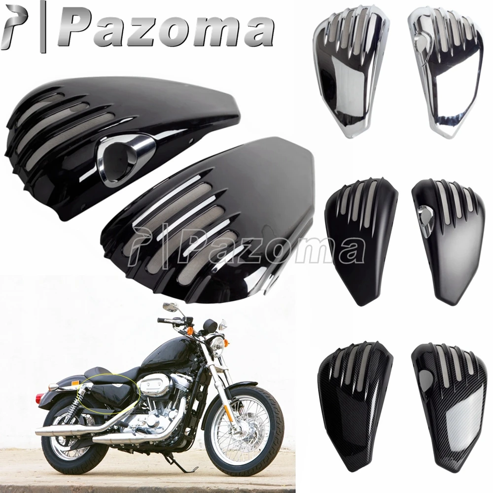 

Motorcycle Fairing Battery Side Cover For Harley Sportster 883 1200 Custom Roadster Low Nightster Forty-Eight Superlow 2004-2013