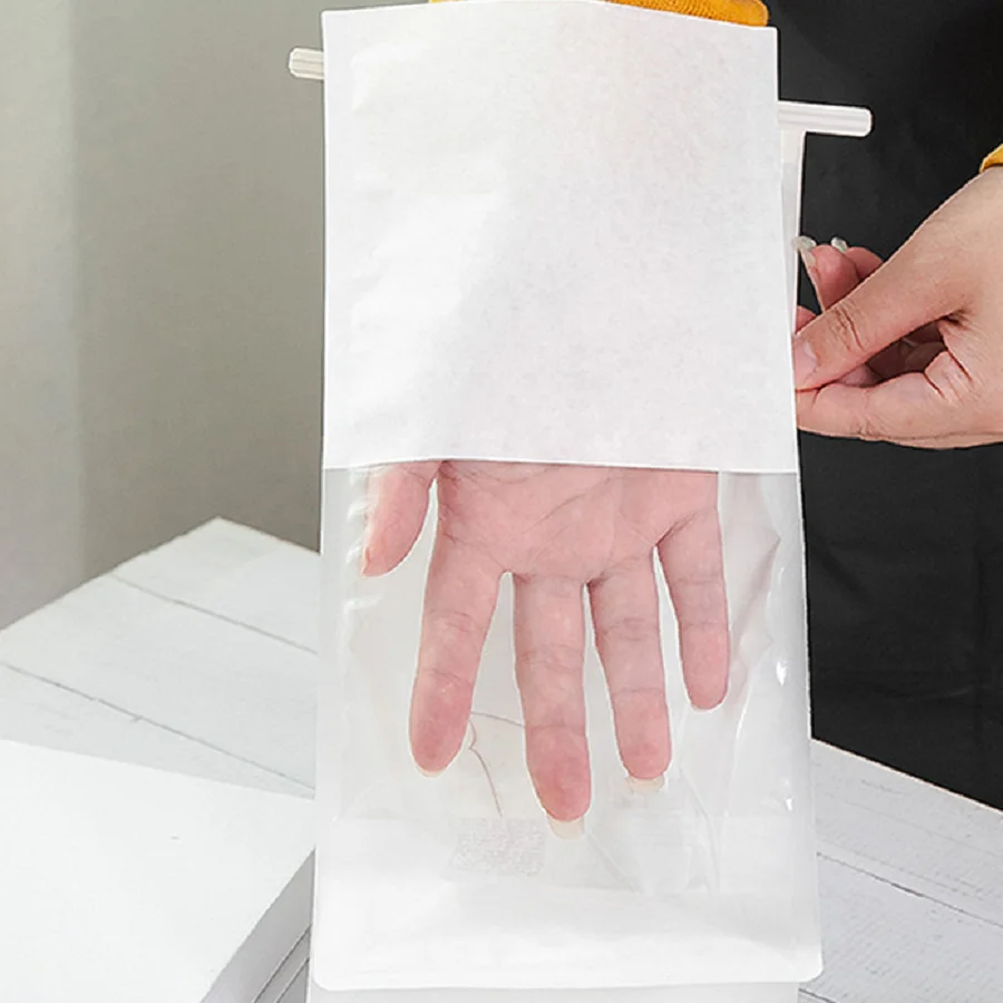 10 Pack Kraft Paper Bread Bags with Transparent Window – Oil-Resistant Toast, Cookie, a... - SKU KPBB1610 - UGI Packaging