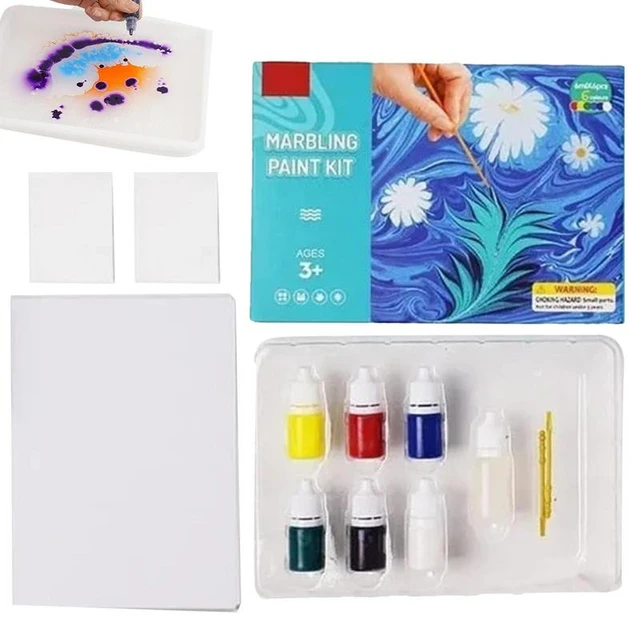 DIY Marbling Paint Art Kit Painting On Water Kits For Kids Creative Toys  Holiday Gifts For Girls And Boys Ages 6 7 8 9 10 11 12 - AliExpress