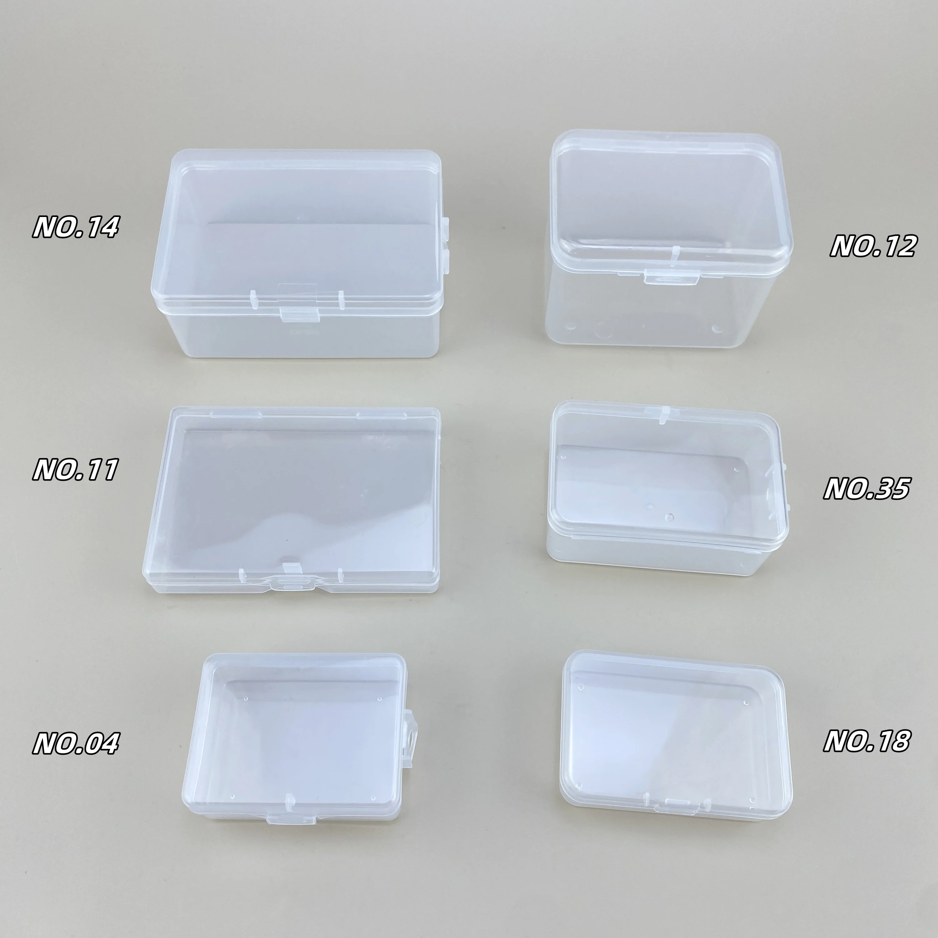 Dresser desktop organisation square storage box small items flip lid plastic storage box 2
