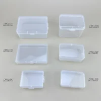 Dresser desktop organisation square storage box small items flip lid plastic storage box 2