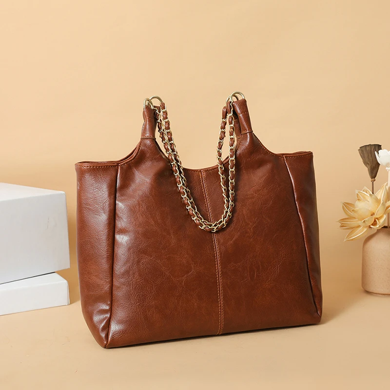 

Роскошная кожаная сумка 2022, Высококачественная многофункциональная вместительная Ретро сумка-тоут, женская сумка, дизайнерские сумки для женщин