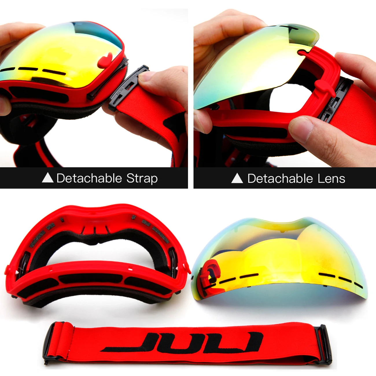 MAXJULI Ski Goggles - Interchangeable Lens - Premium Snow Goggles Snowboard Goggles For Men and Women ski item 4