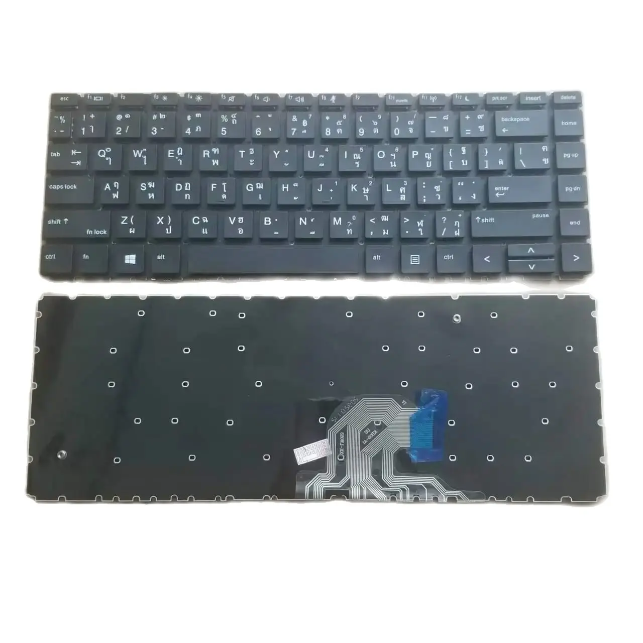 

Новая тайская Клавиатура для ноутбука HP Probook 440 G6 445 G6 Series TI, черная клавиатура без рамки